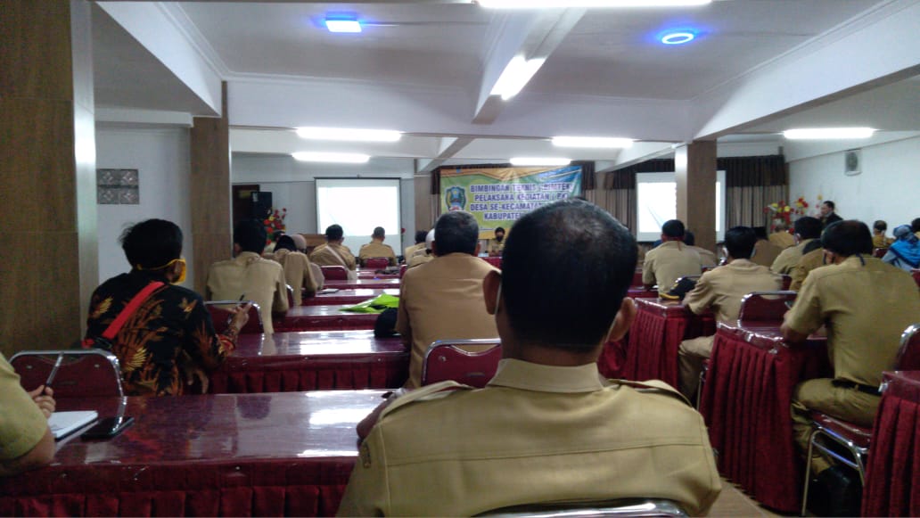 DESA SE- KEC PARANG IKUTI BIMTEK PENGADAAN BARANG DAN JASA